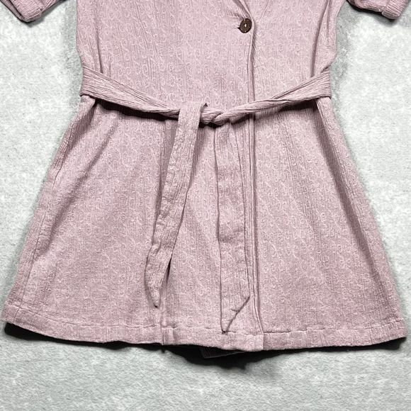 FREE PEOPLE CLEMENTINE MINI TIE WAIST DRESS ASH PURPLE WONEN’S SIZE SMALL - Picture 5 of 12